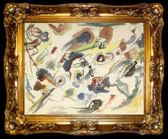 framed  Wassily Kandinsky Untitled (mk09), ta009-2